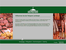 Tablet Screenshot of metzgerei-lemberger.de